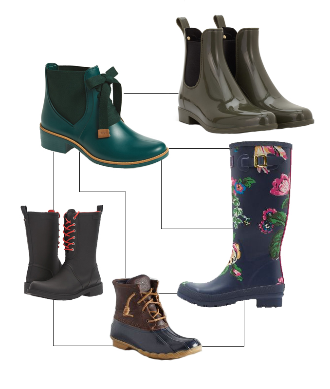 stylish rain boots