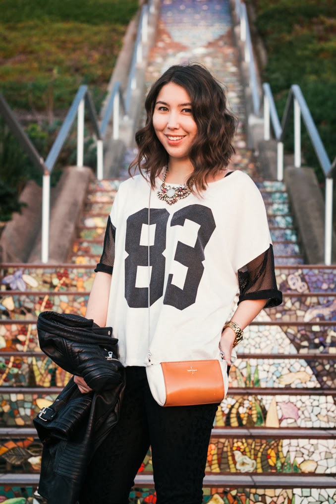 readytwowear, sf style, san francisco fashion, bay area fashion, baseball mesh tee